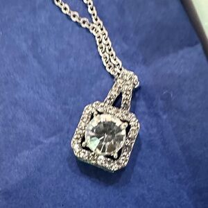 Silver Pendant Necklace Stainless Steel